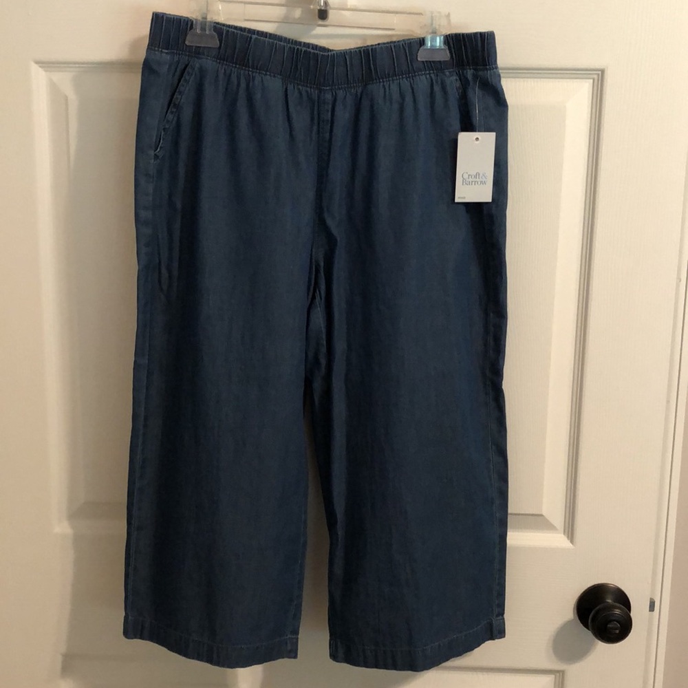🆕 C&B skimmers capris Bermuda shorts NWT 12P petite denim
